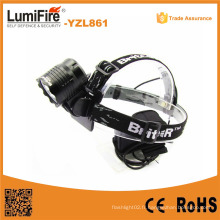 Yzl861 Aluminium 4 * Xml T6 1600 Lumen LED Bike Light 4pieces 18650 Batterie Rechargeable Bike Light